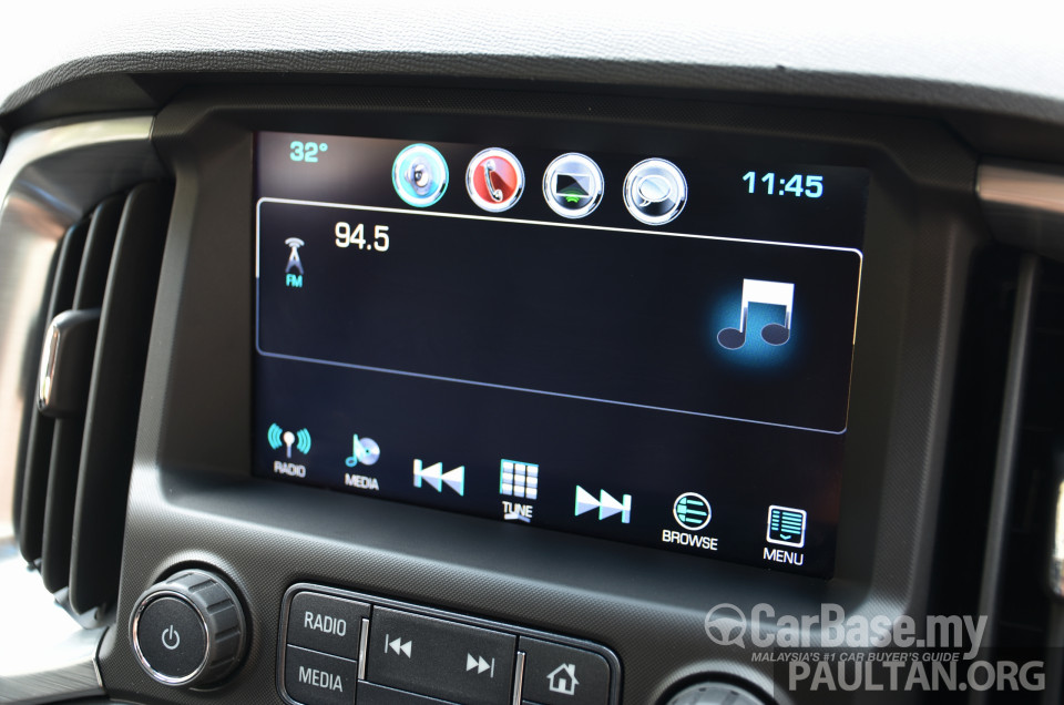 Chevrolet Colorado Mk2 Facelift (2016) Interior