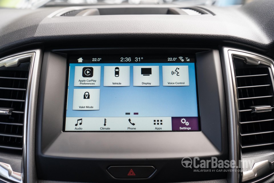 Ford Ranger T6 Facelift 2 (2018) Interior