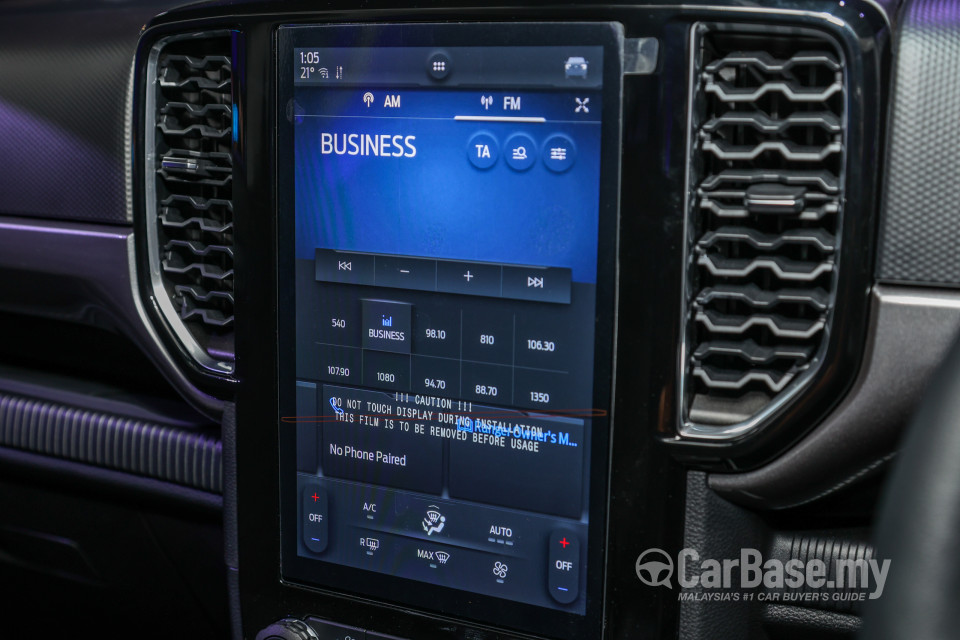 Ford Ranger T6.2 (2022) Interior