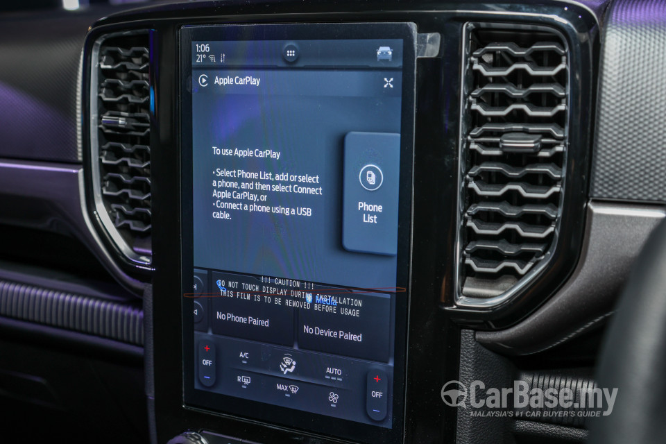 Ford Ranger T6.2 (2022) Interior