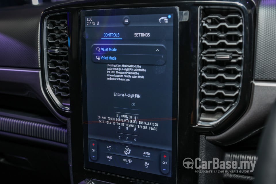 Ford Ranger T6.2 (2022) Interior
