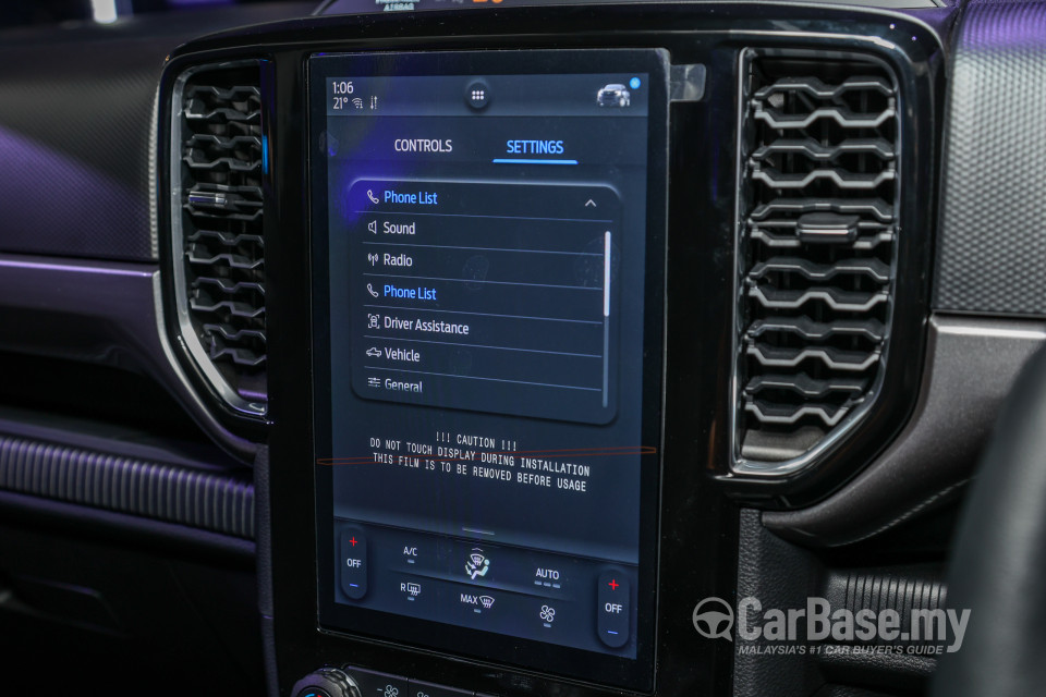Ford Ranger T6.2 (2022) Interior
