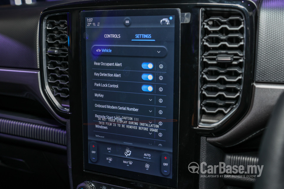 Ford Ranger T6.2 (2022) Interior