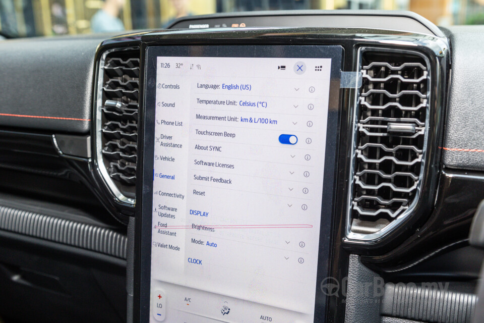 Ford Ranger T6.2 (2022) Interior
