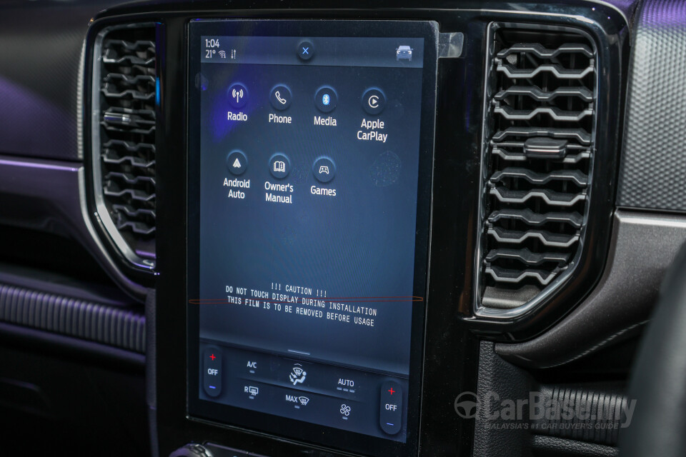 Ford Ranger T6.2 (2022) Interior