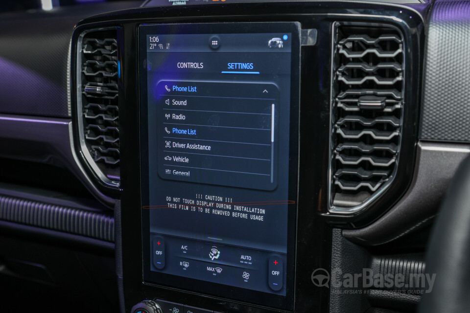 Ford Ranger T6.2 (2022) Interior