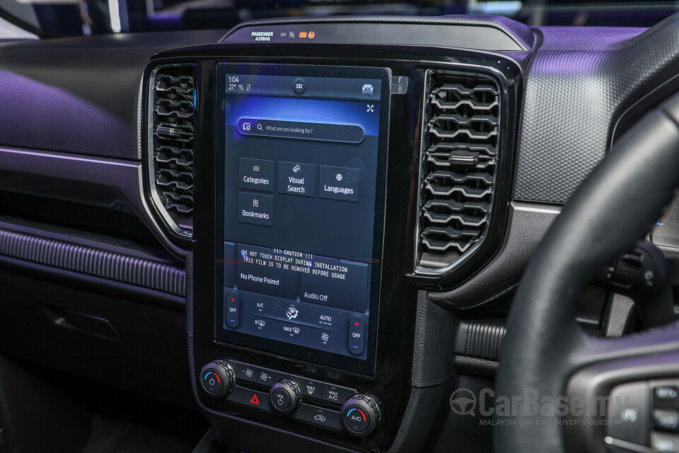 Ford Ranger T6.2 (2022) Interior