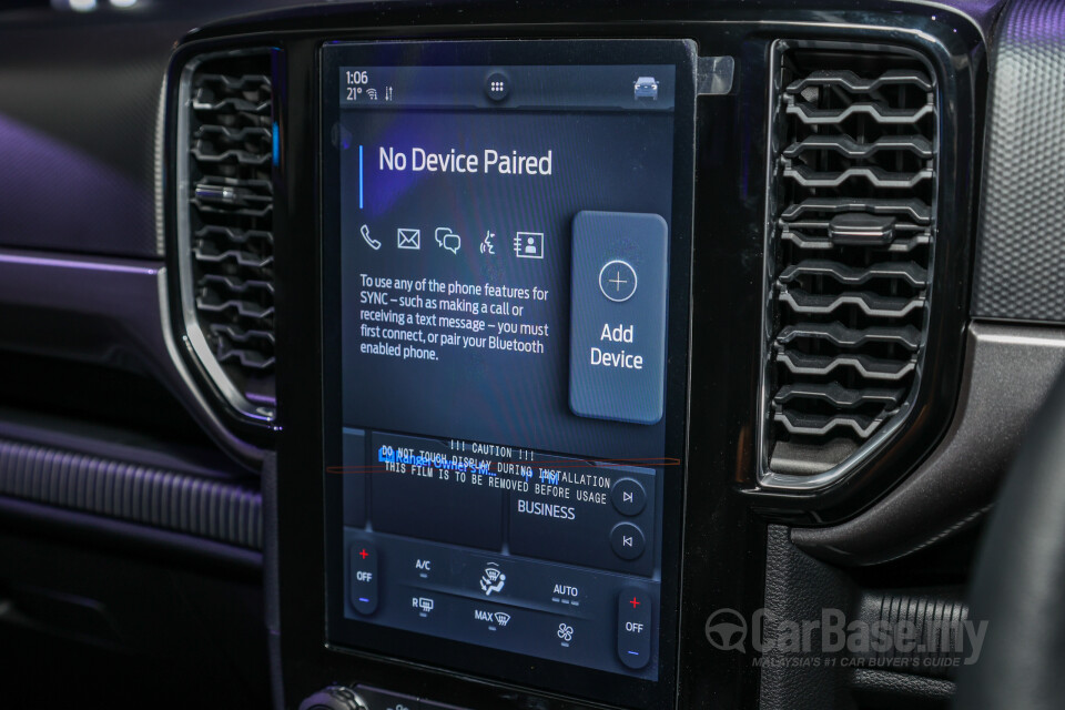 Ford Ranger T6.2 (2022) Interior