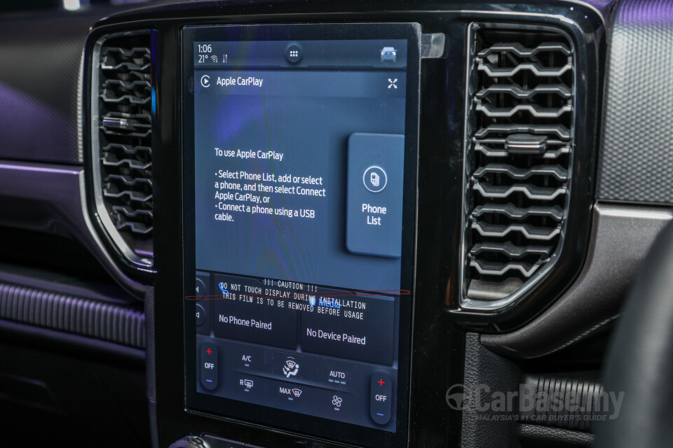 Ford Ranger T6.2 (2022) Interior
