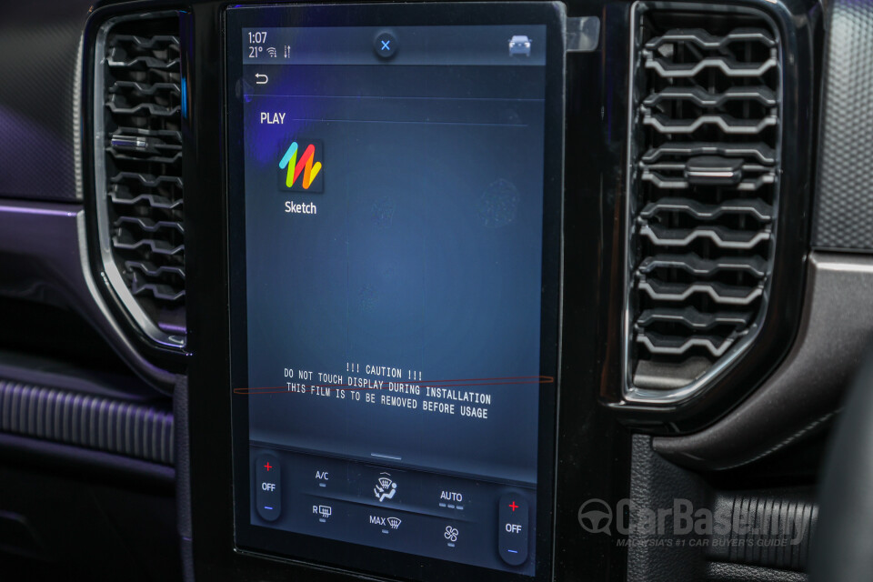 Ford Ranger T6.2 (2022) Interior