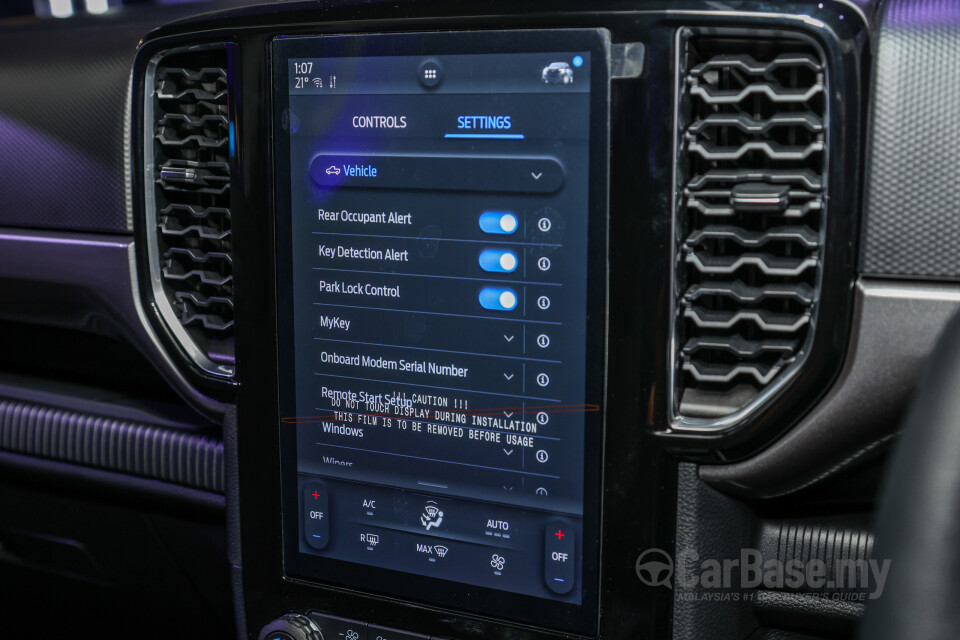 Ford Ranger T6.2 (2022) Interior