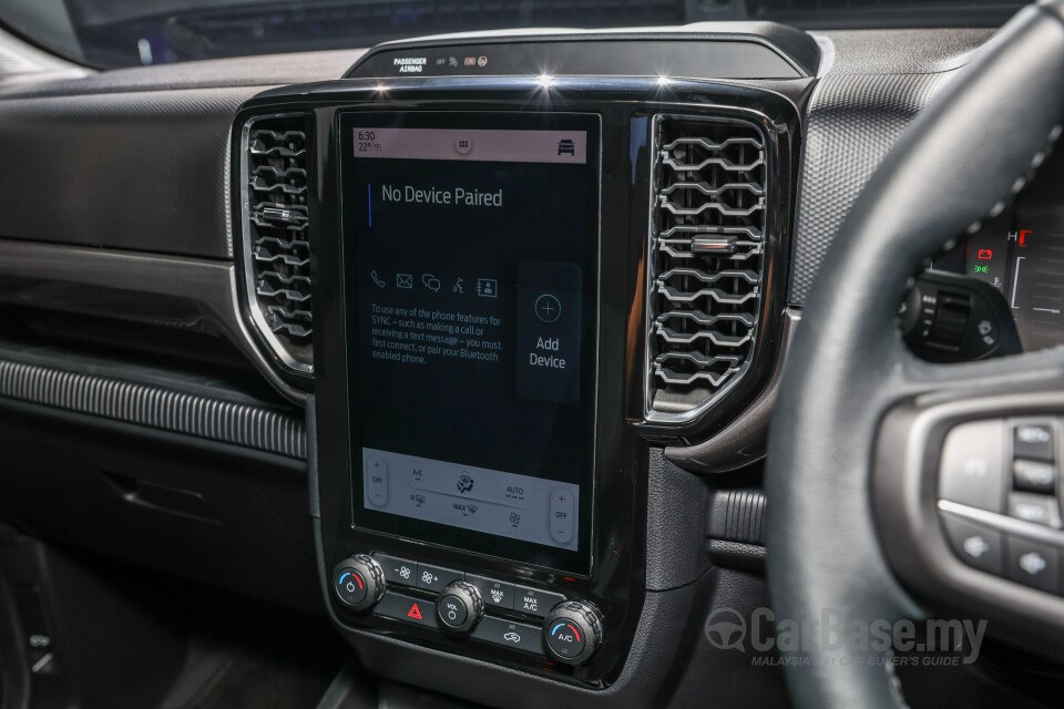 Ford Ranger T6.2 (2022) Interior