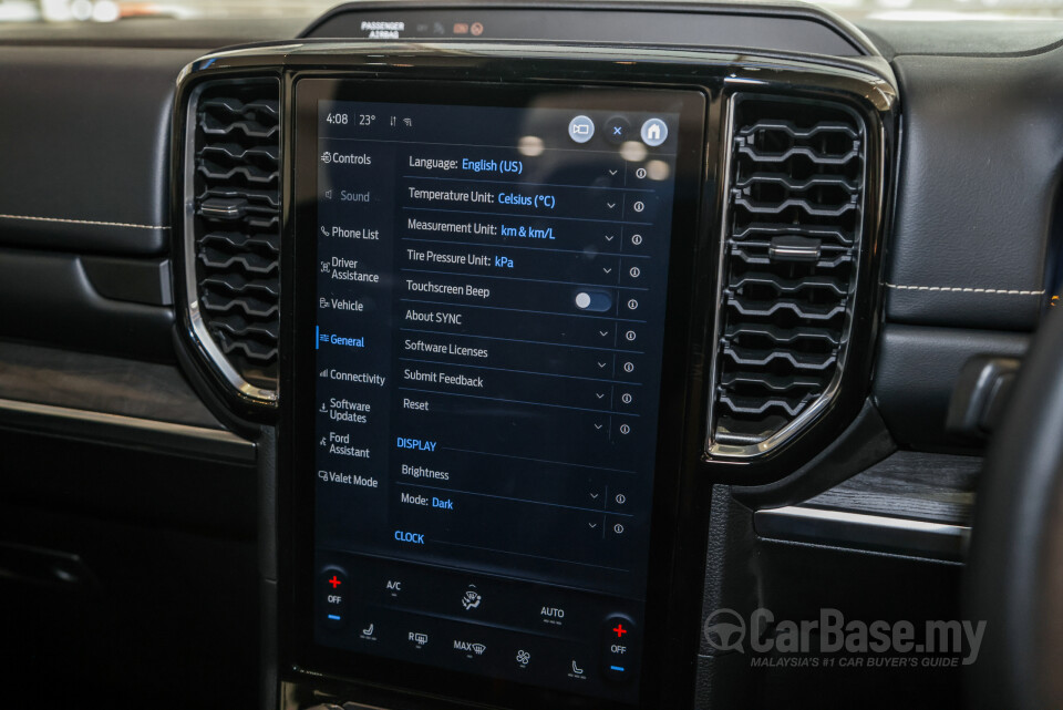 Ford Ranger T6.2 (2022) Interior