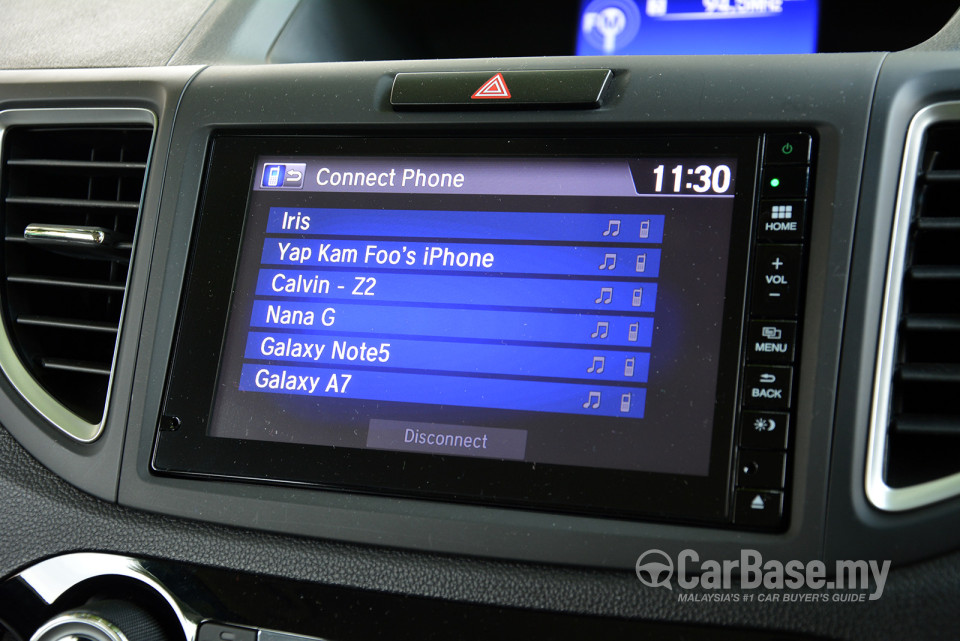 Honda CR-V RM Facelift (2015) Interior