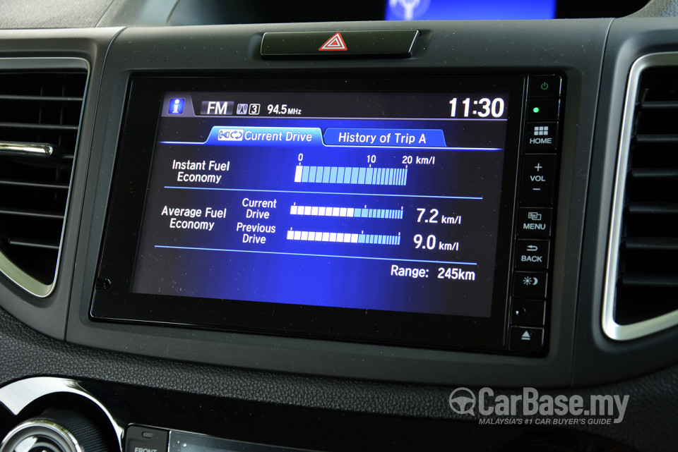 Honda CR-V RM Facelift (2015) Interior
