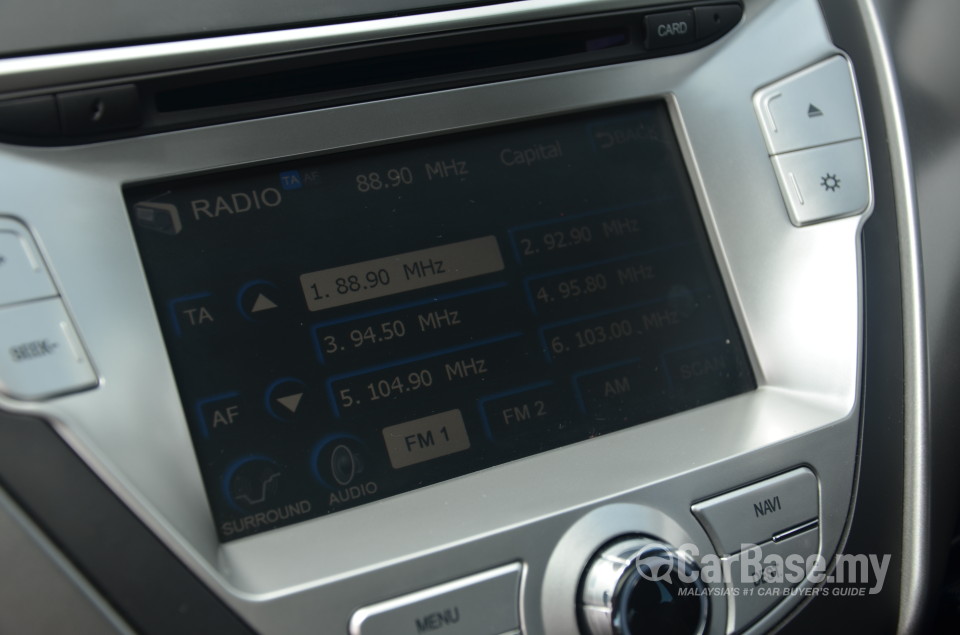 Hyundai Elantra MD (2012) Interior