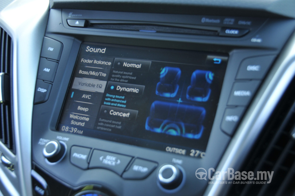 Hyundai Veloster Mk1  (2012) Interior
