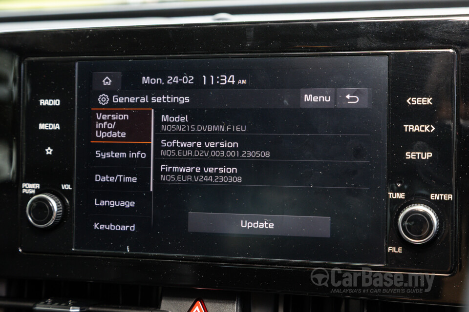 Kia Sportage NQ5 (2024) Interior