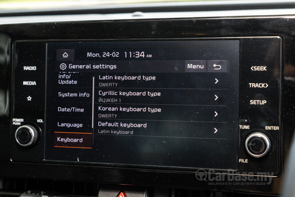Kia Sportage NQ5 (2024) Interior