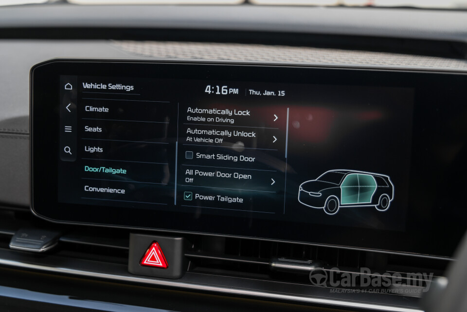 Kia Carnival KA4 Facelift (2026) Interior