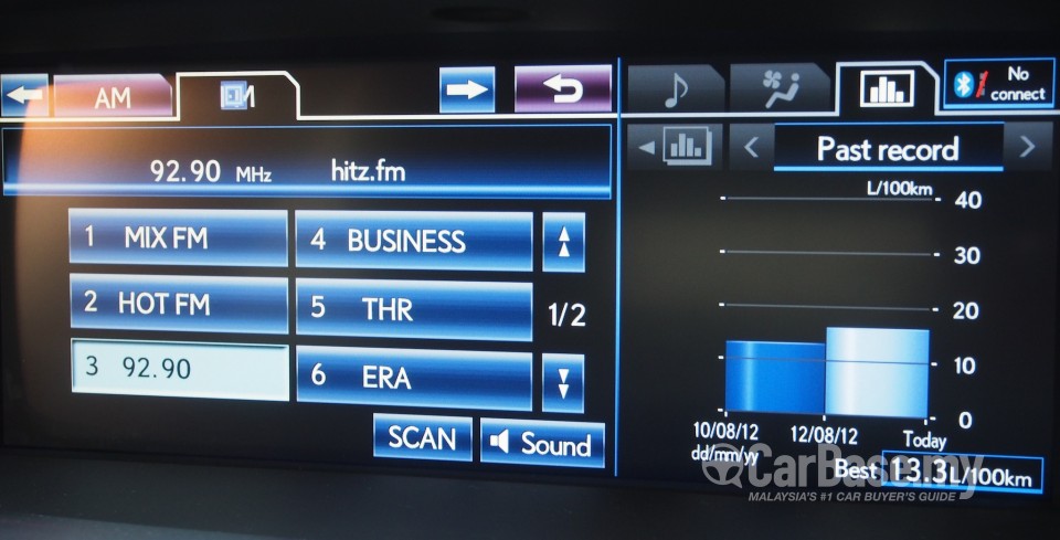 Lexus GS L10 (2013) Interior
