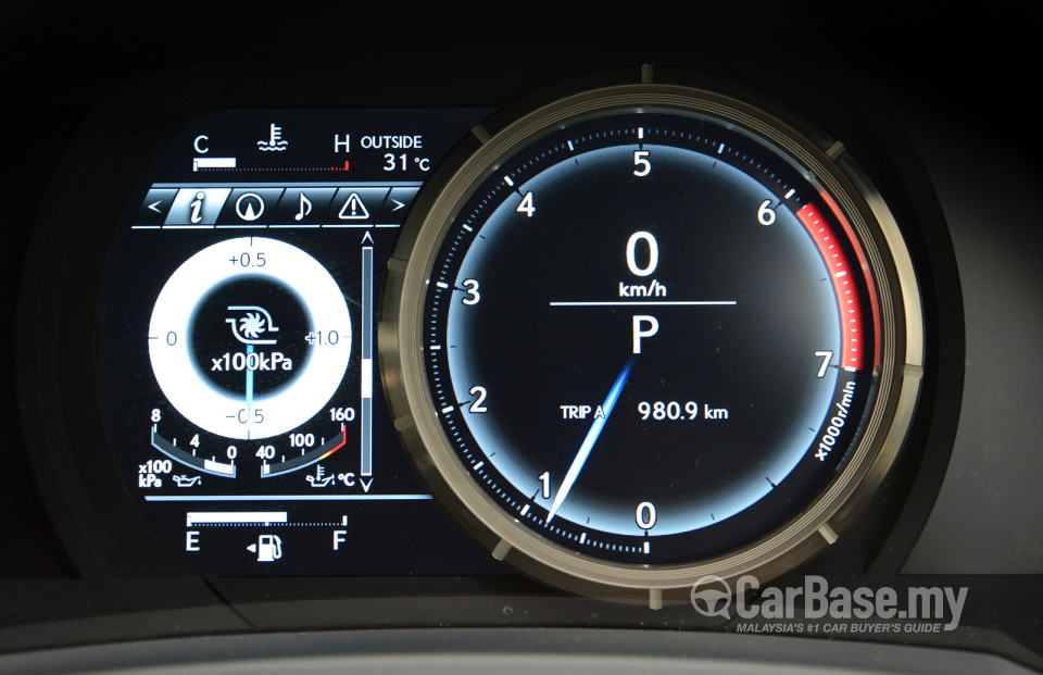 Lexus IS XE30 (2013) Interior