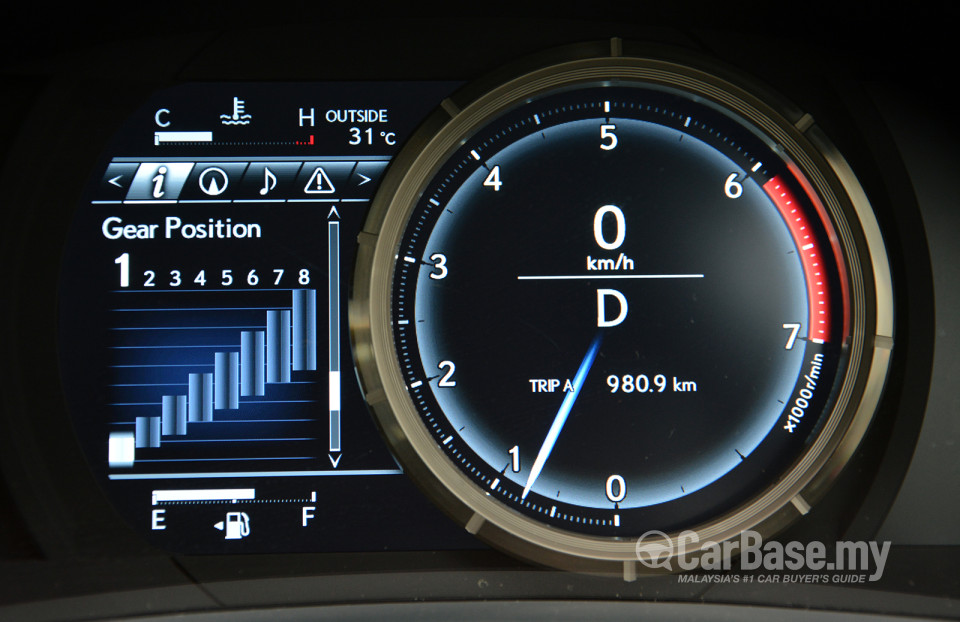 Lexus IS XE30 (2013) Interior