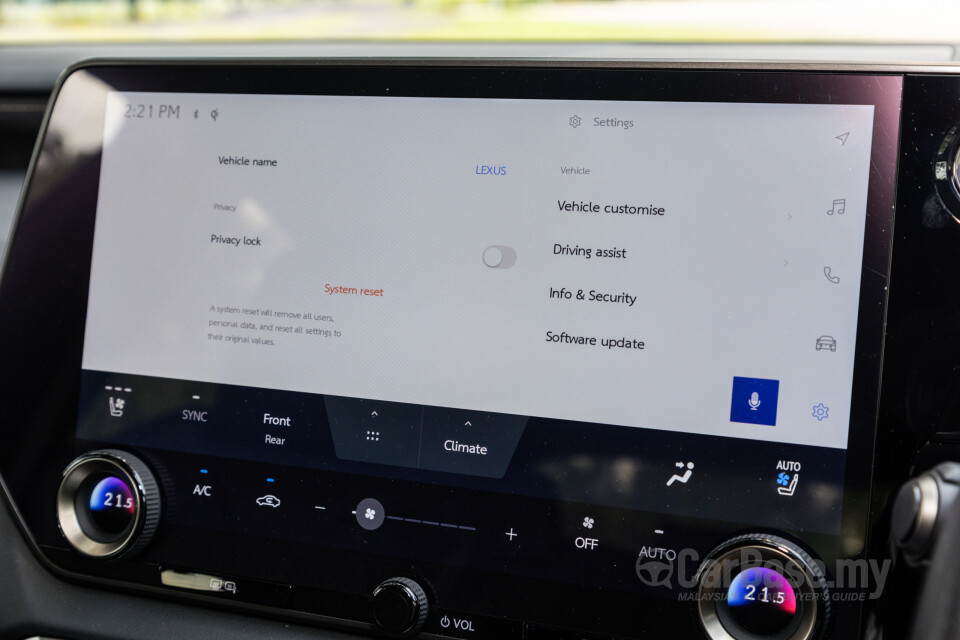 Lexus RX ALA10 (2023) Interior