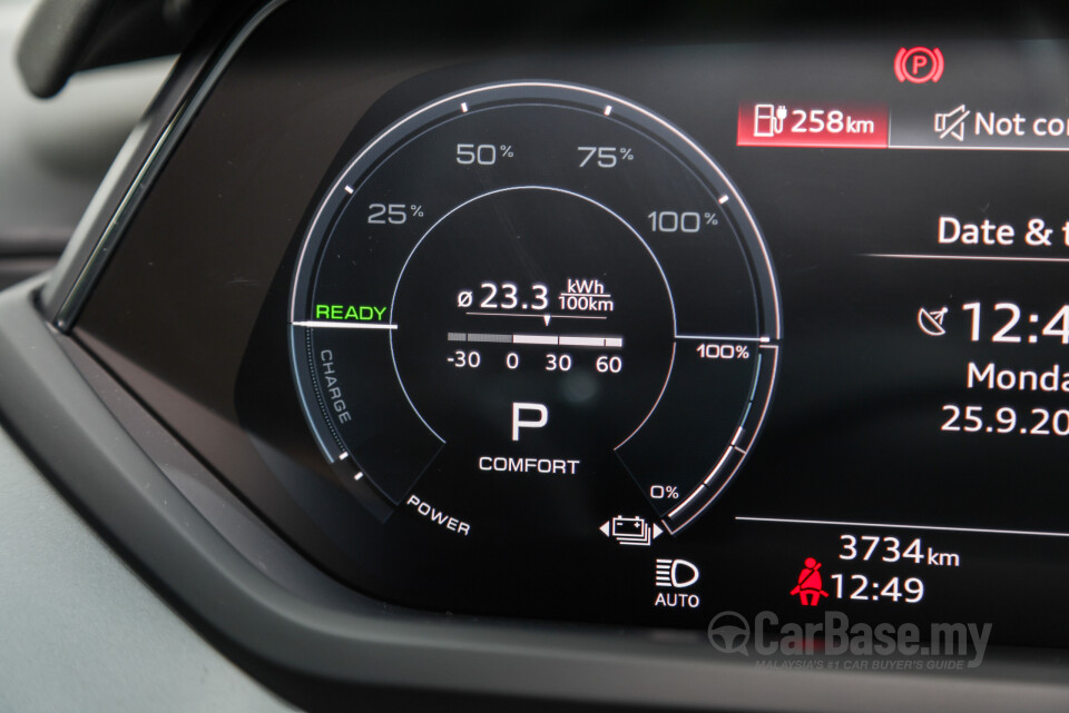 Audi e-tron GT Mk1 (2023) Interior