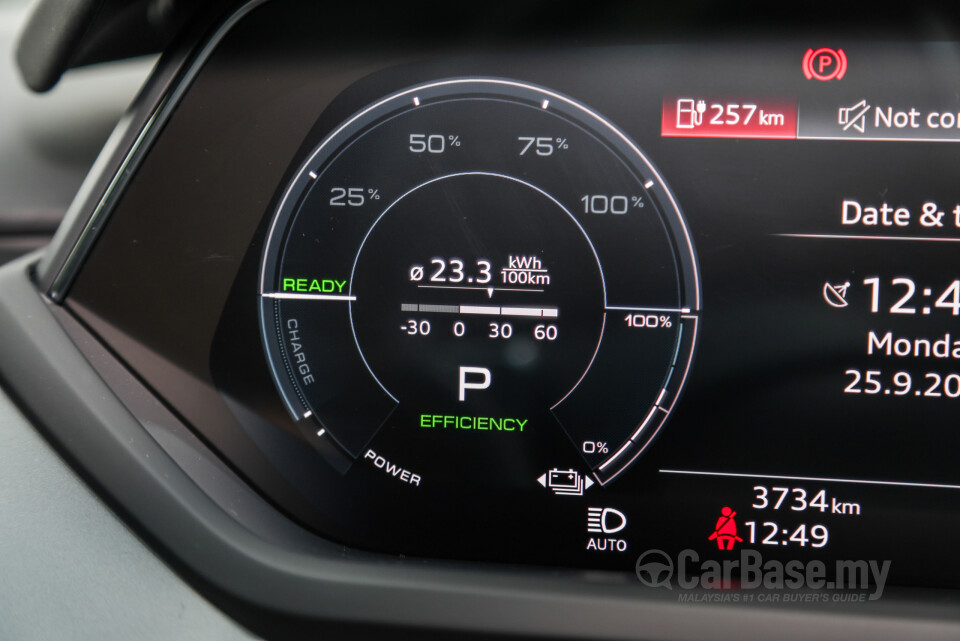 Audi e-tron GT Mk1 (2023) Interior