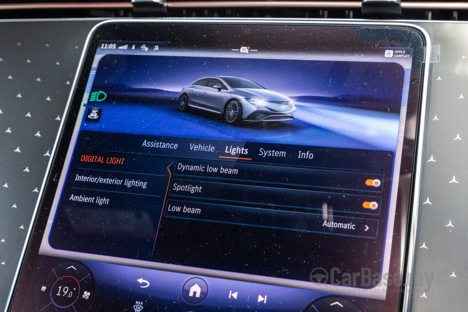Mercedes-Benz EQE V295 (2022) Interior