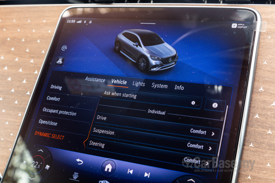 Mercedes-Benz EQE SUV X294 (2023) Interior