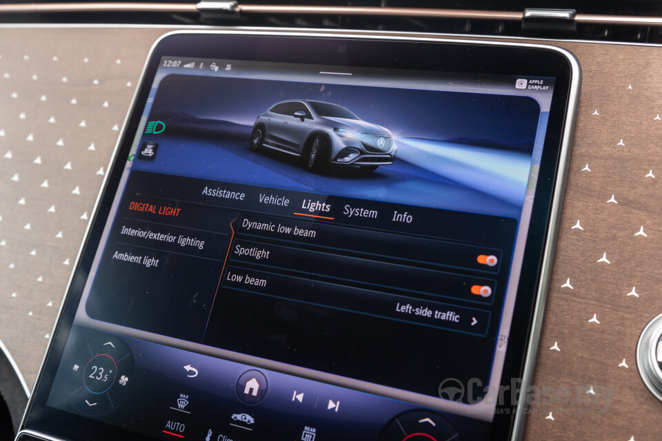 Mercedes-Benz EQE SUV X294 (2023) Interior
