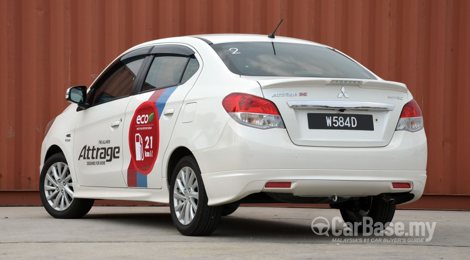 Mitsubishi Attrage Mk1 (2013) Exterior