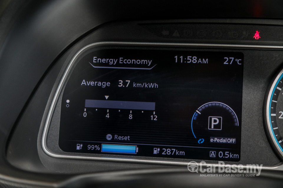 Nissan Leaf ZE1 (2019) Interior