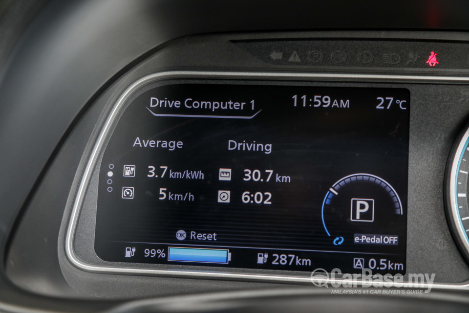 Nissan Leaf ZE1 (2019) Interior