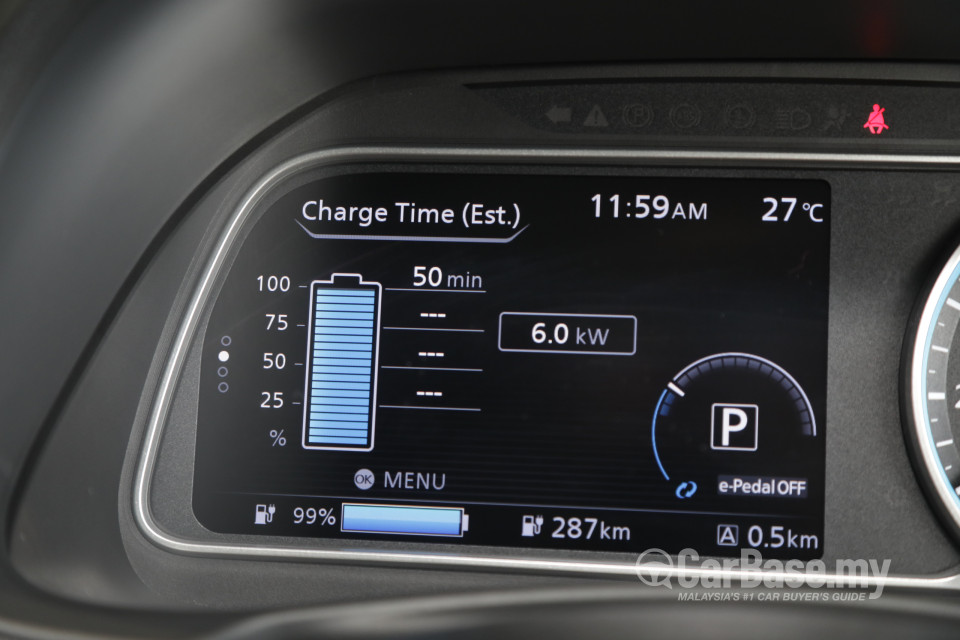 Nissan Leaf ZE1 (2019) Interior