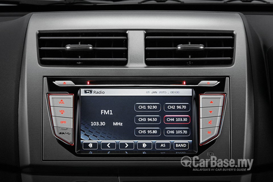 Perodua Myvi Mk2 Facelift (2015) Interior