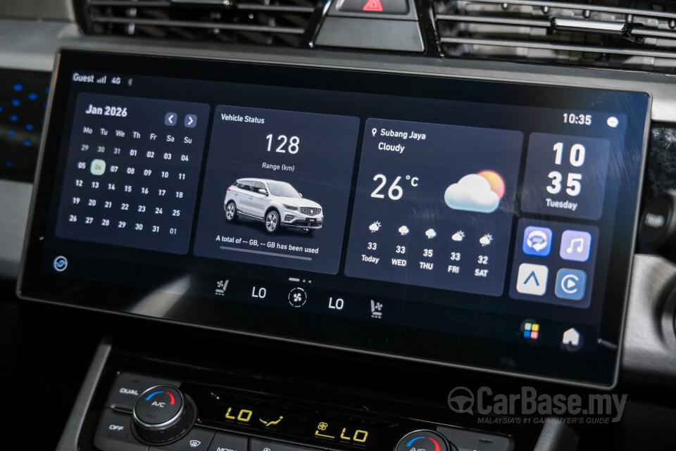 Proton X70 P7-90A MC3 (2026) Interior