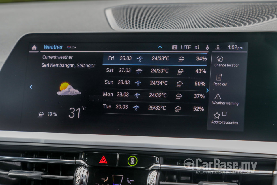 BMW 3 Series G20 (2019) Interior