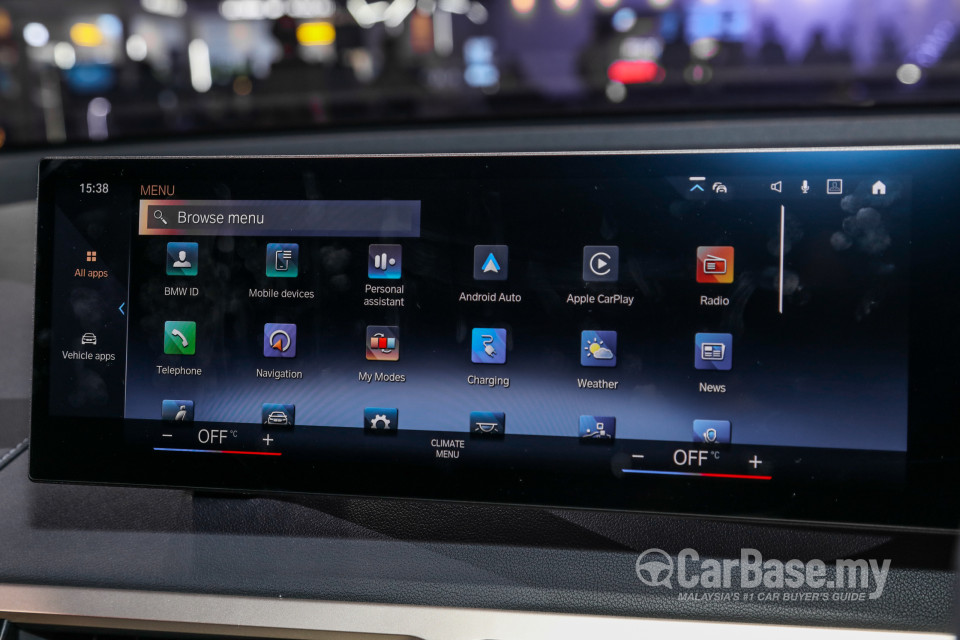 BMW iX I20 (2021) Interior