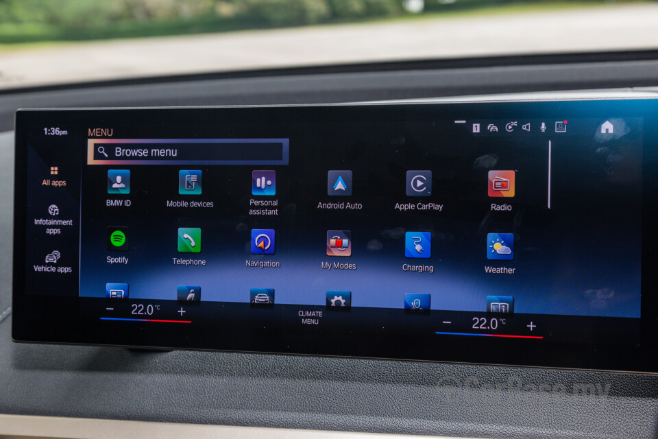 BMW iX I20 (2021) Interior