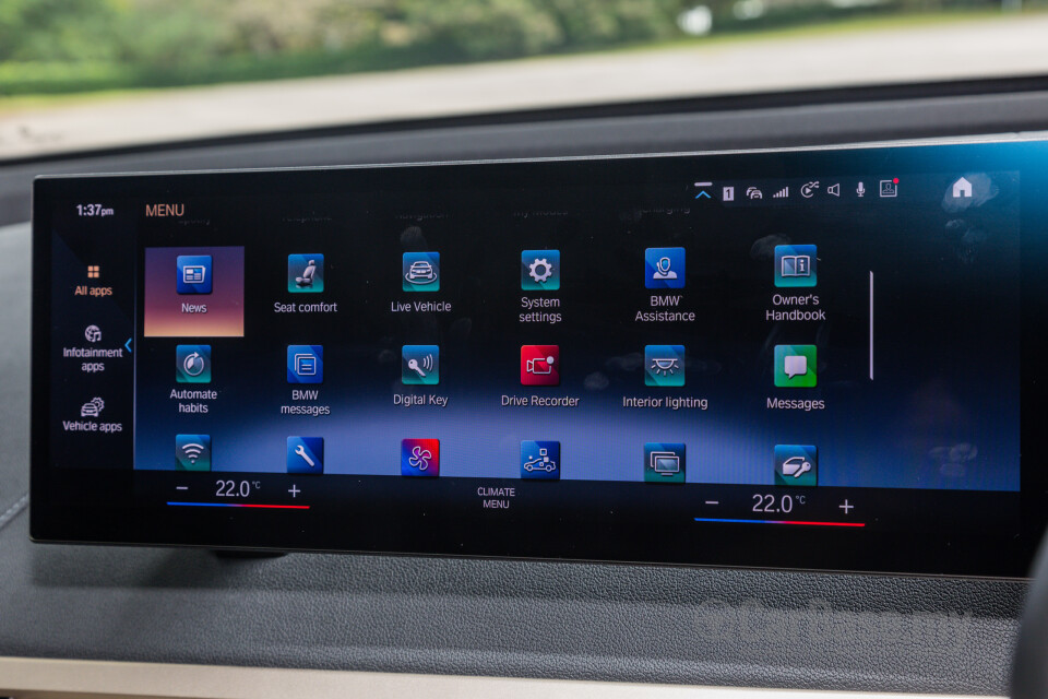 BMW iX I20 (2021) Interior