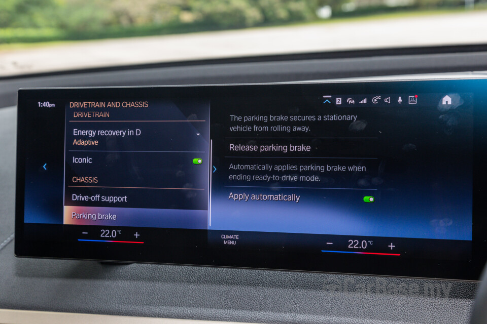 BMW iX I20 (2021) Interior