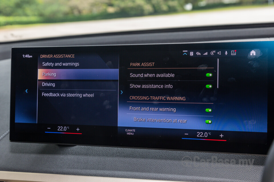 BMW iX I20 (2021) Interior