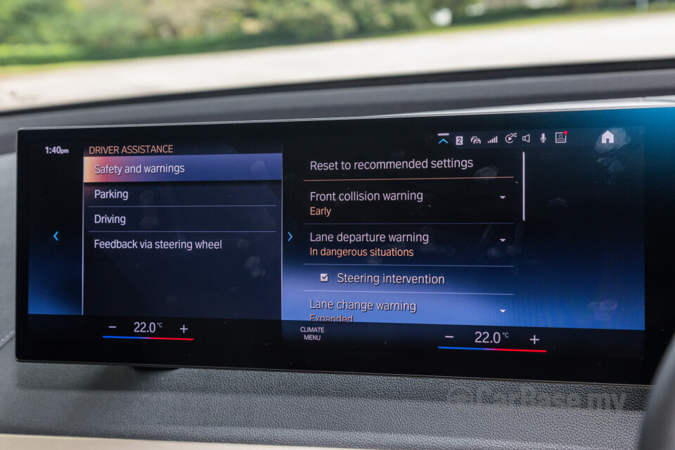 BMW iX I20 (2021) Interior