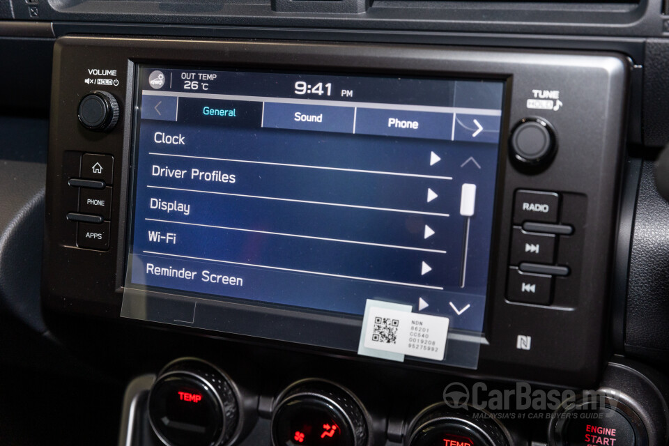 Subaru BRZ ZD8 (2023) Interior