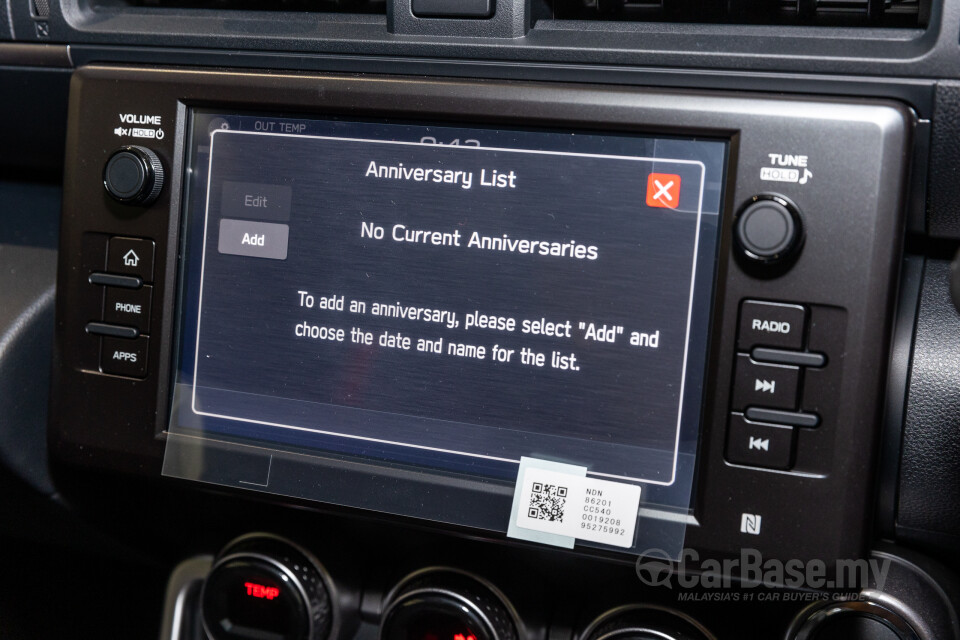 Subaru BRZ ZD8 (2023) Interior