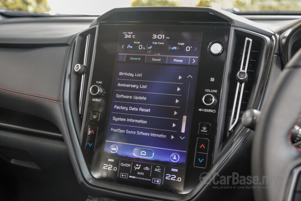 Subaru WRX VB (2022) Interior