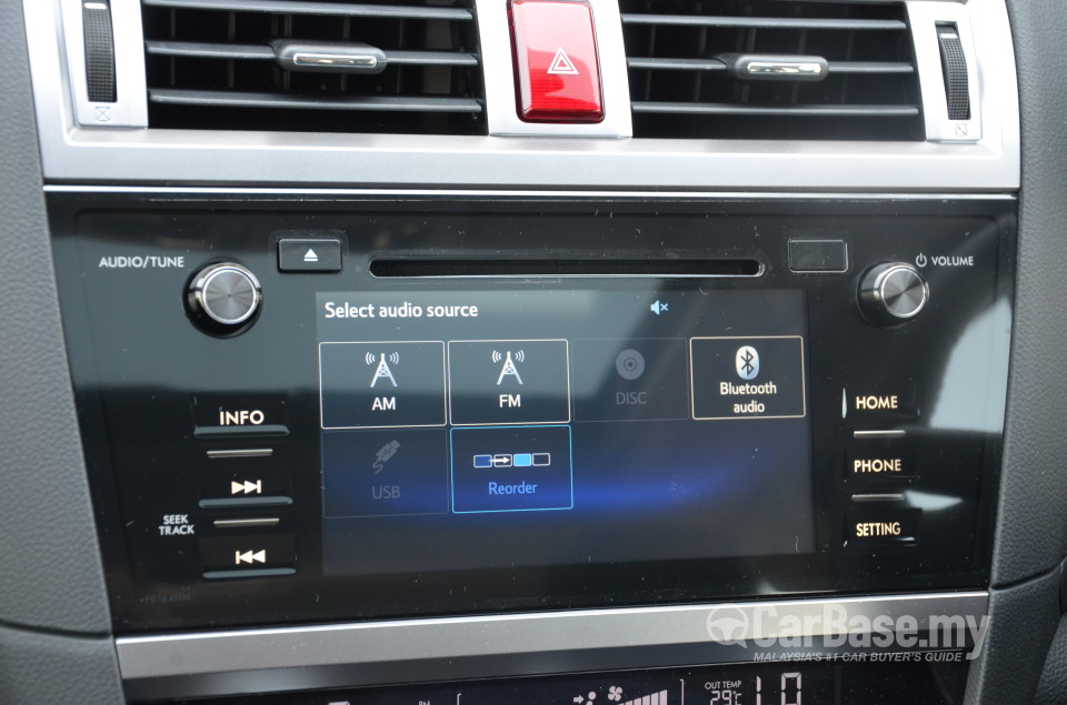 Subaru Outback BN (2015) Interior